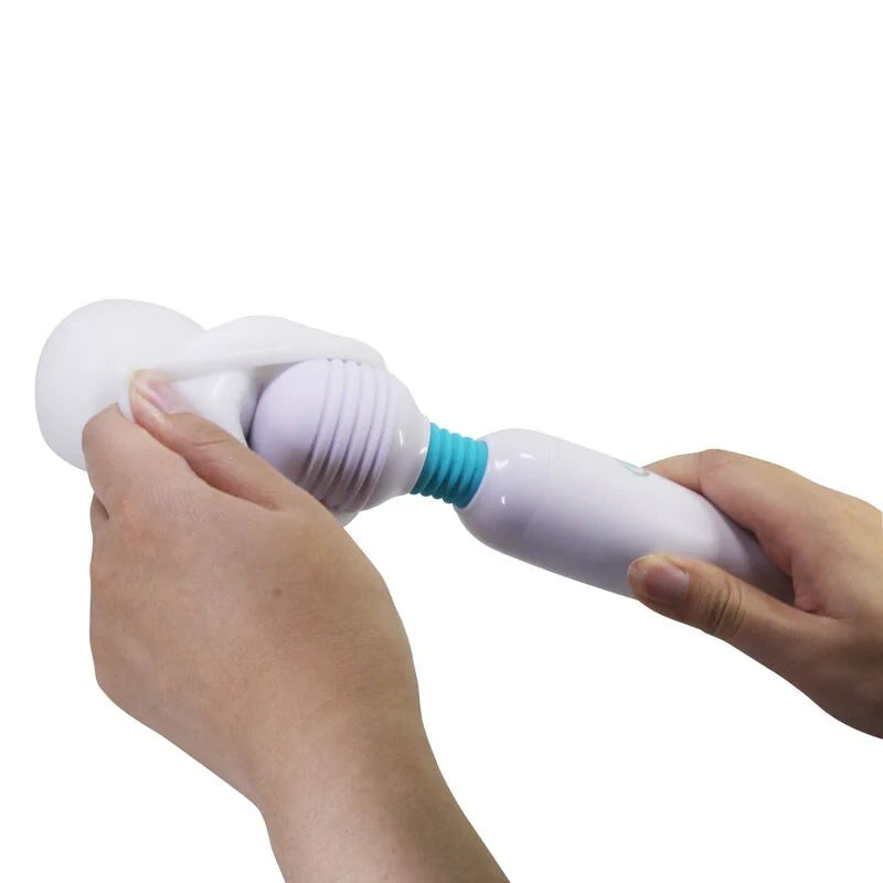 Pretty Love - Susan Power Head Wand Attachment Masturbator - PlayBlue