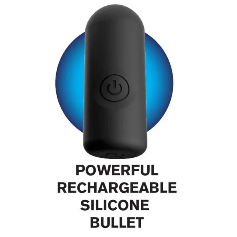 FantasyX - Vibrating Real Feel 5cm Penis Extension - PlayBlue