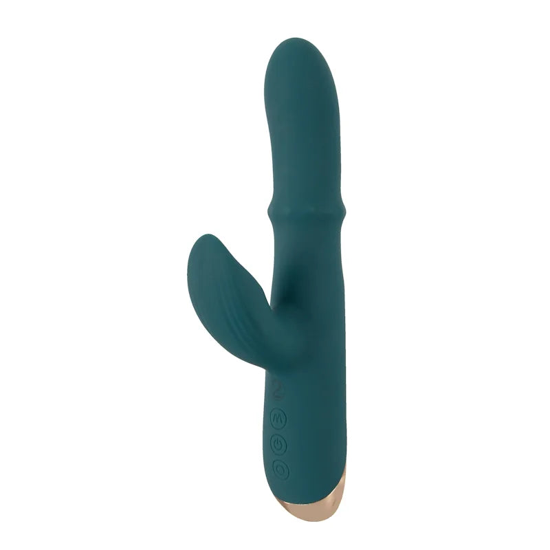 Thumping Rabbit Vibrator with Moving Ring - PlayBlue