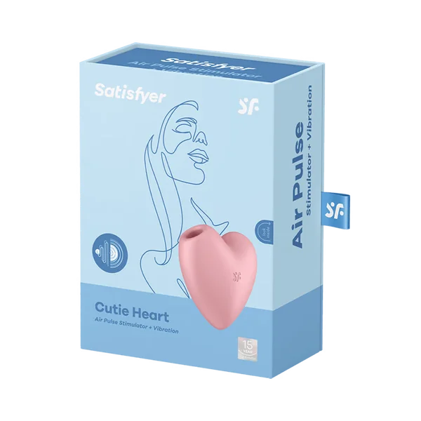 Satisfyer - Cutie Heart - Vibration & Air Pulse - PlayBlue