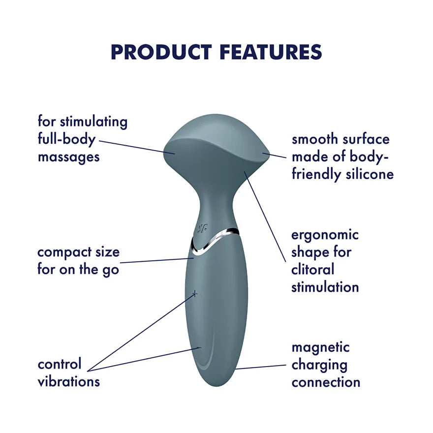 Satisfyer - Full Body Handheld Wand-er - PlayBlue