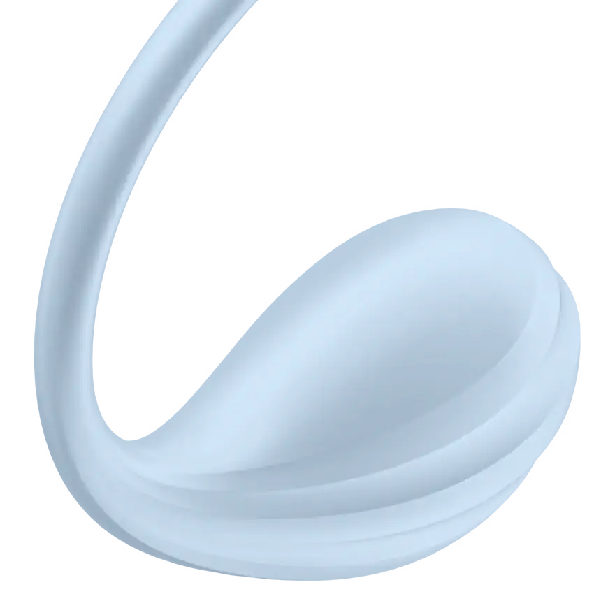Satisfyer Smooth Petal Connect Love Egg - PlayBlue