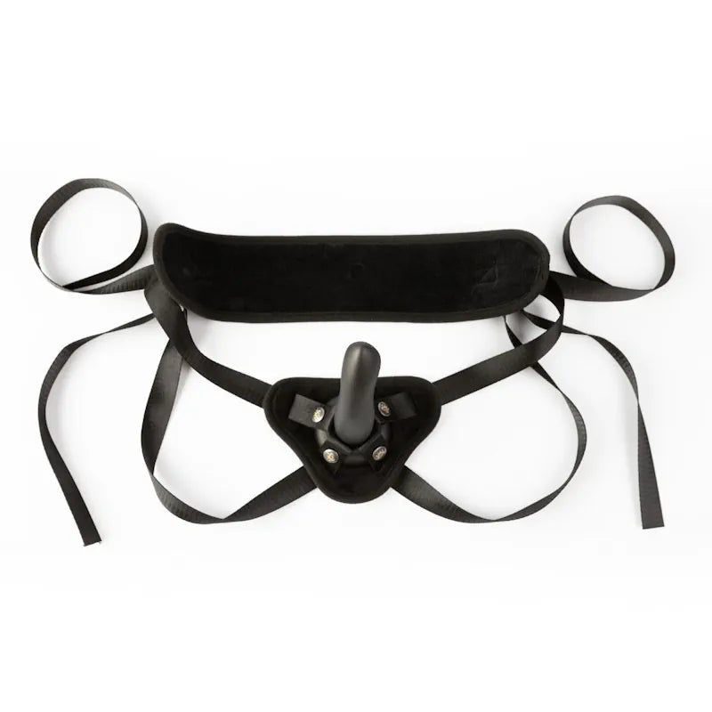 Sei Mio - Cocked & Loaded - Advanced Strap-On Harness 6.5 Dildo - PlayBlue
