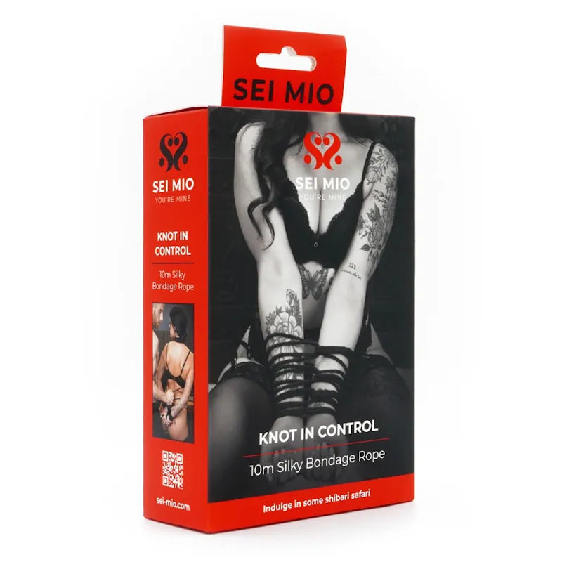 Sei Mio - Knot in Control - 10m Silky Bondage Rope - PlayBlue