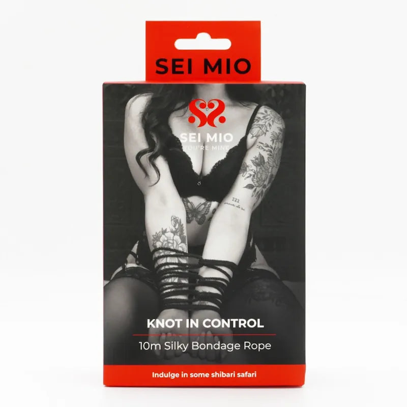 Sei Mio - Knot in Control - 10m Silky Bondage Rope - PlayBlue