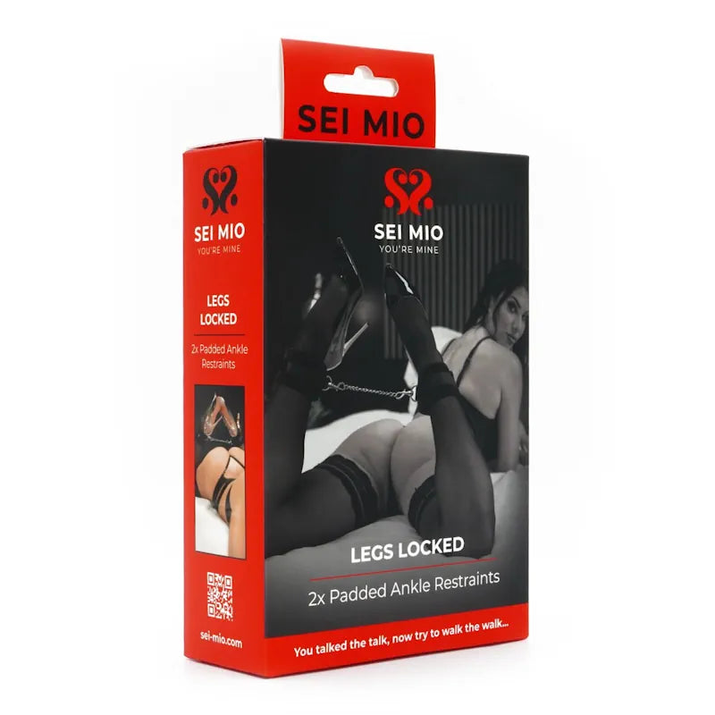 Sei Mio - Legs Locked - Padded Ankle Restraints - PlayBlue