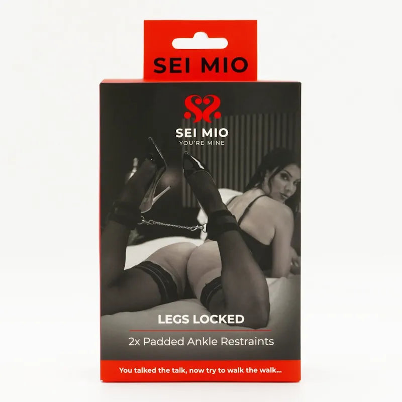Sei Mio - Legs Locked - Padded Ankle Restraints - PlayBlue