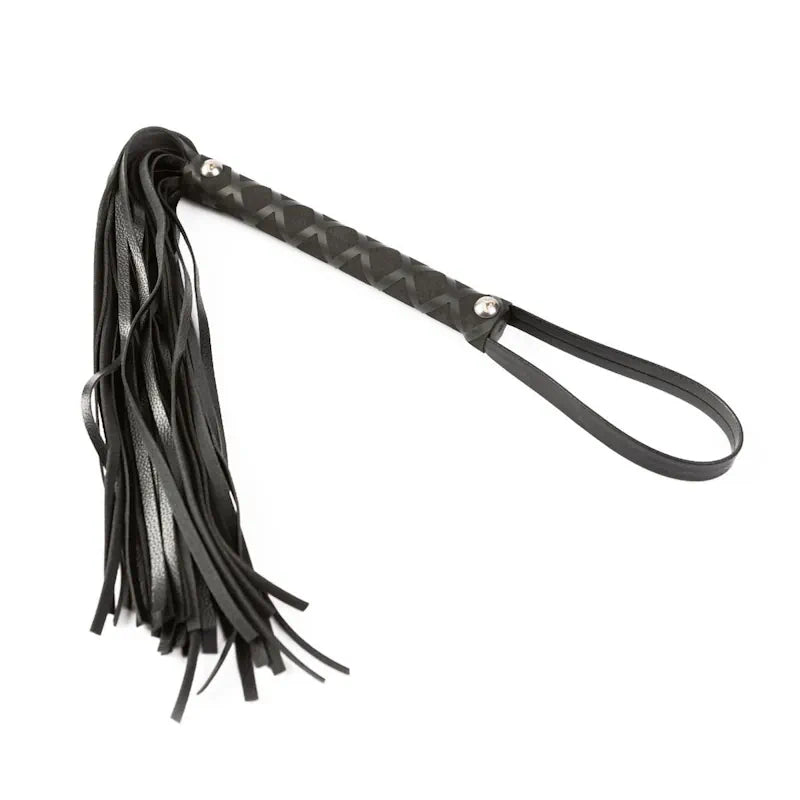 Sei Mio - Primed for Punishment - Faux Leather Flogger - PlayBlue