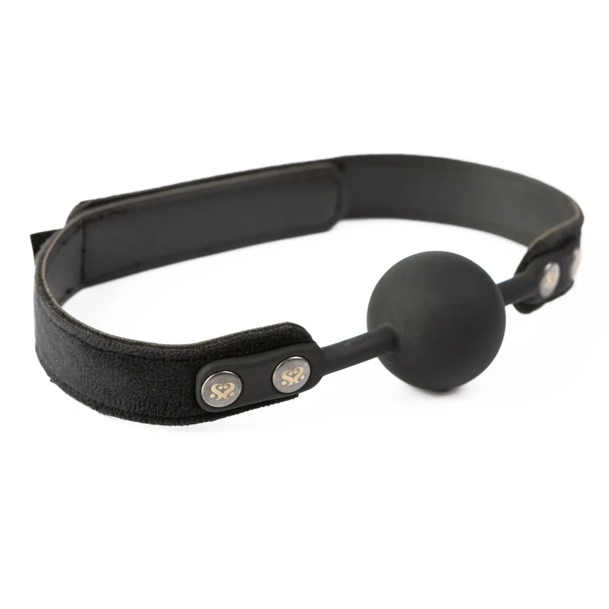 Sei Mio - Strictly Come Quietly - Soft Strap Silicone Ball Gag - PlayBlue