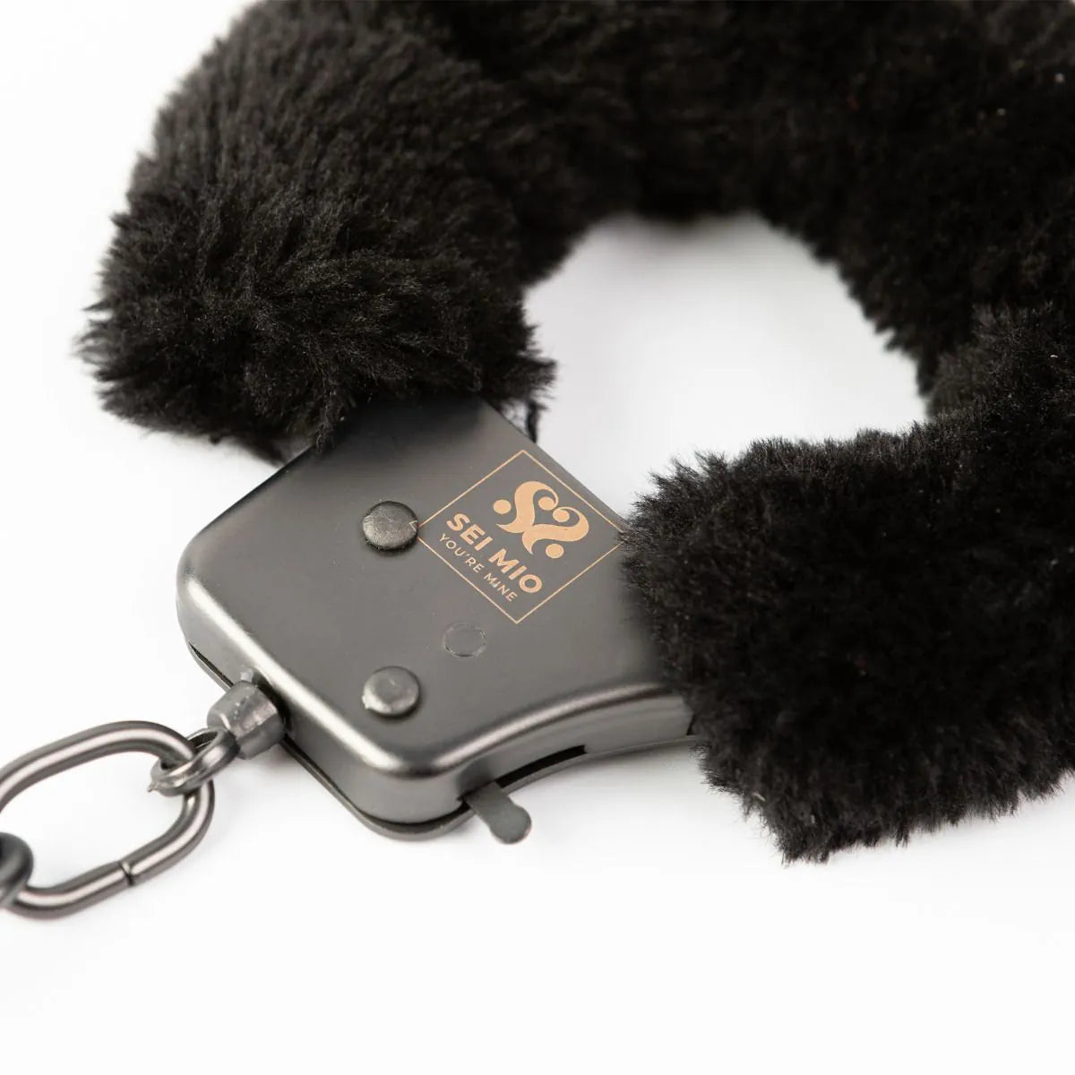 Sei Mio - Cuff Love - Furry Metal Handcuffs - PlayBlue