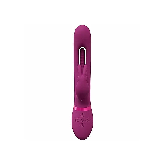 VIVE - Mika - Rechargeable Triple Motor with G-Spot Flapper - PlayBlue