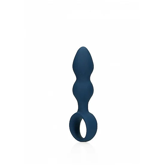 Teardrop Shaped Anal Plug - Medium - Baltic Blue - PlayBlue