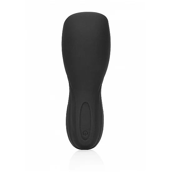 Vibrating Masturbator Sleeve - Licorice Black - PlayBlue