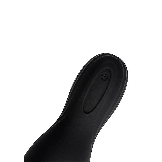 Vibrating Masturbator Sleeve - Licorice Black - PlayBlue