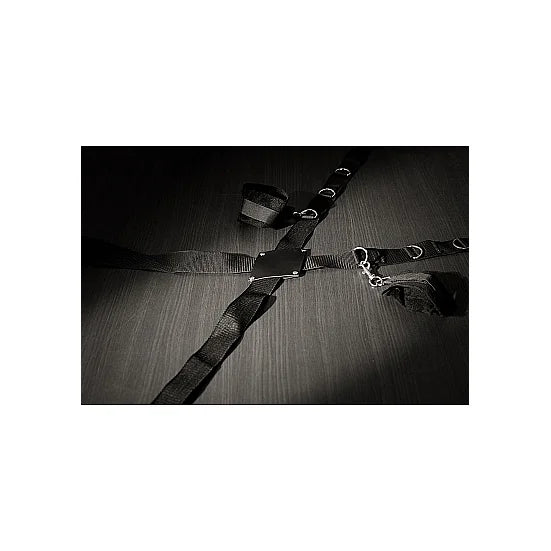 Over the Door Bondage Cross - Black - PlayBlue