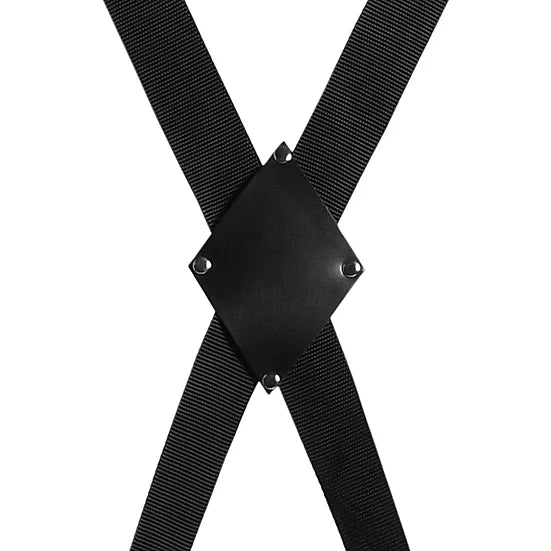 Over the Door Bondage Cross - Black - PlayBlue