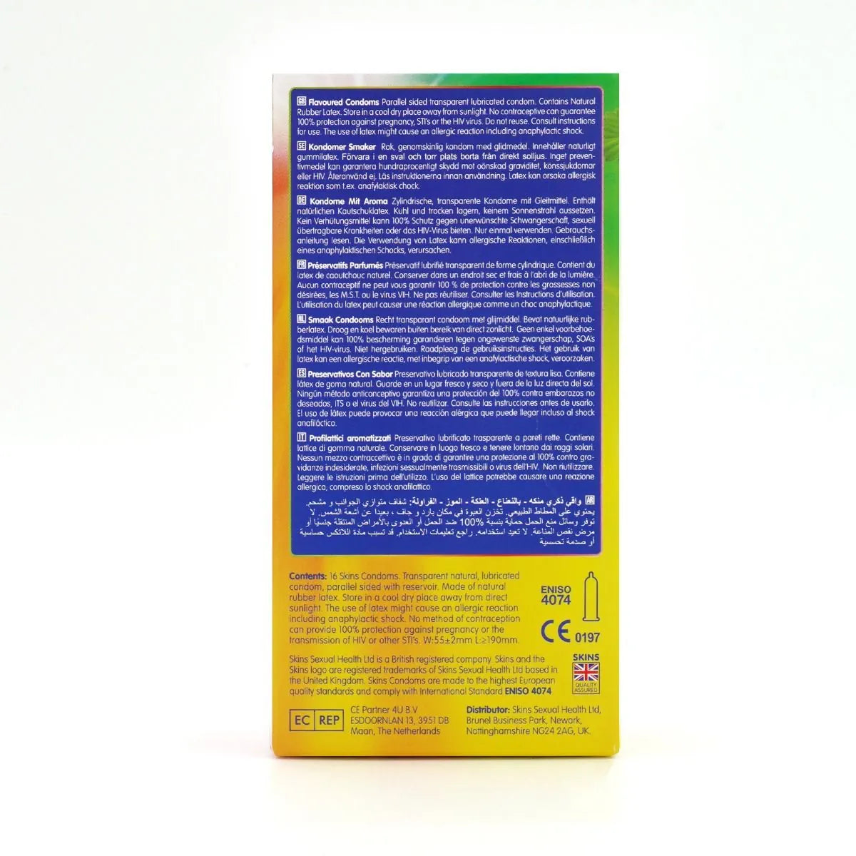 Skins Condoms Flavours - 16 Pack