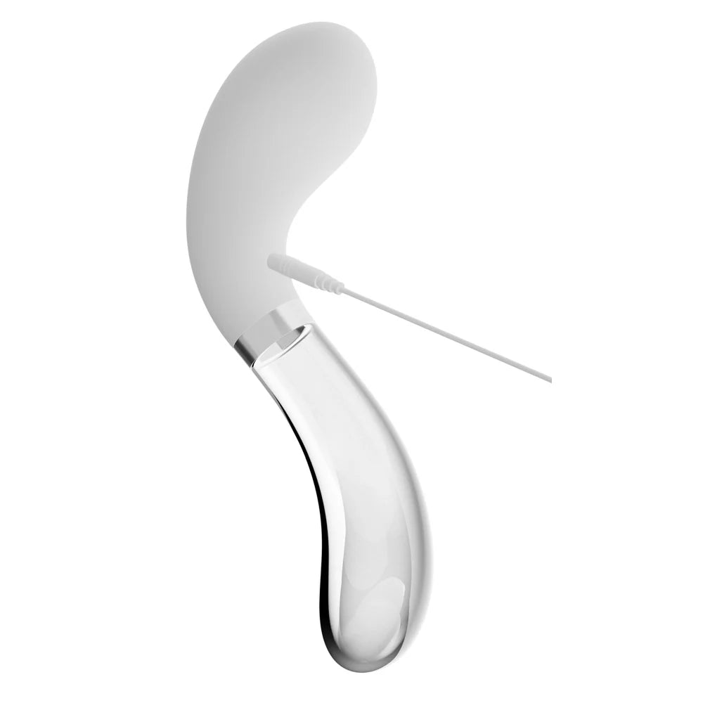Liaison - Curve LED Vibrator - Silicone & Glass - PlayBlue