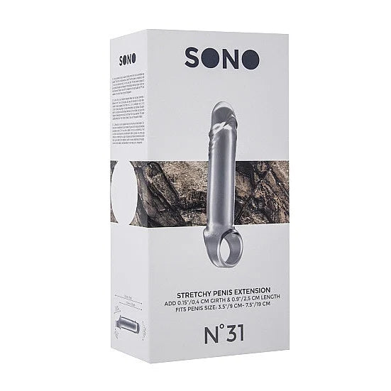Sono - Stretchy Penis Extension - No 31 Translucent - PlayBlue