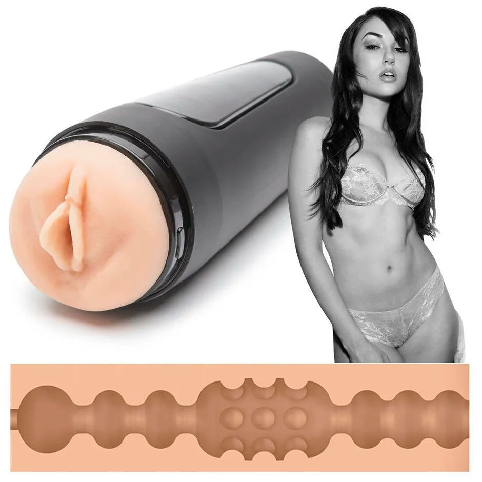 Main Squeeze - Sasha Grey Ultraskyn Realistic Vagina Masturbator - PlayBlue