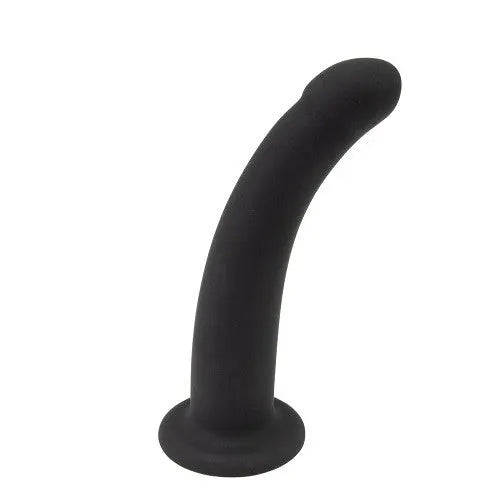 Loving Joy Curved 5 Inch Silicone Dildo with Suction Cup - PlayBlue