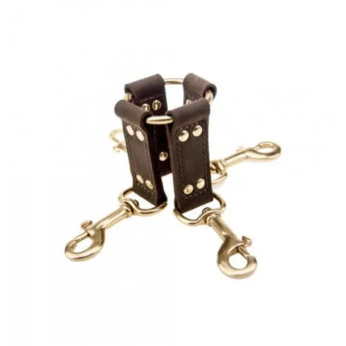 BOUND Nubuck Leather 4 Way Hog Tie - PlayBlue