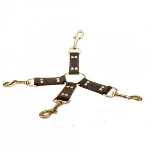 BOUND Nubuck Leather 4 Way Hog Tie - PlayBlue
