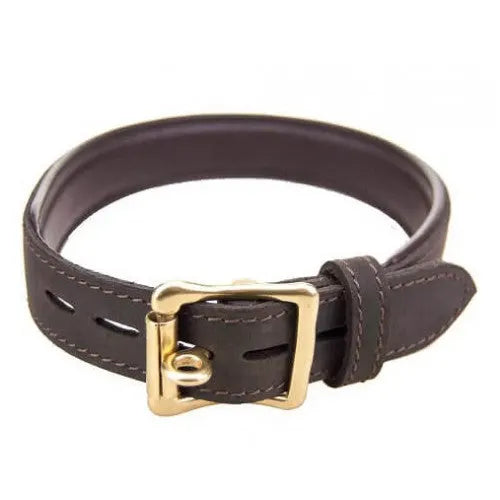 BOUND Nubuck Leather Choker with O Ring - PlayBlue