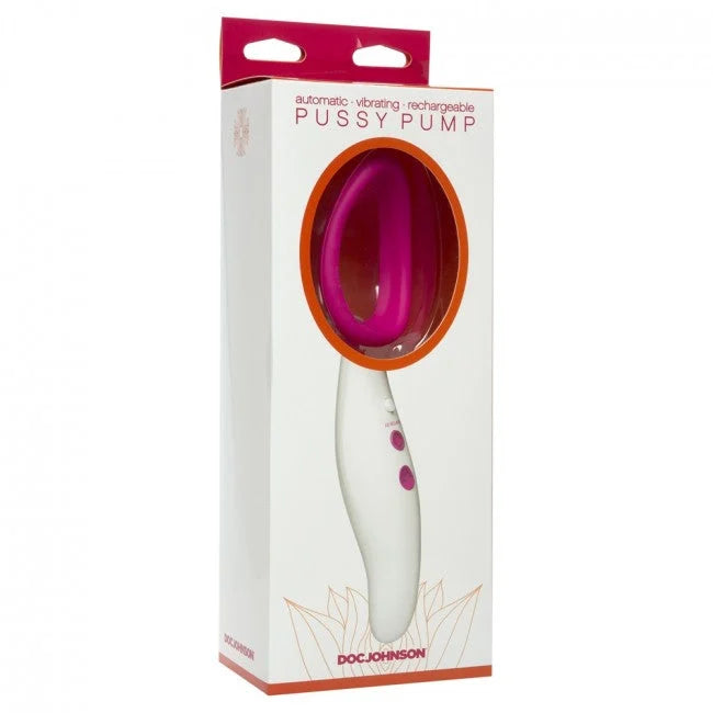 Automatic Vibrating Pussy Pump - Rechargeable - PlayBlue