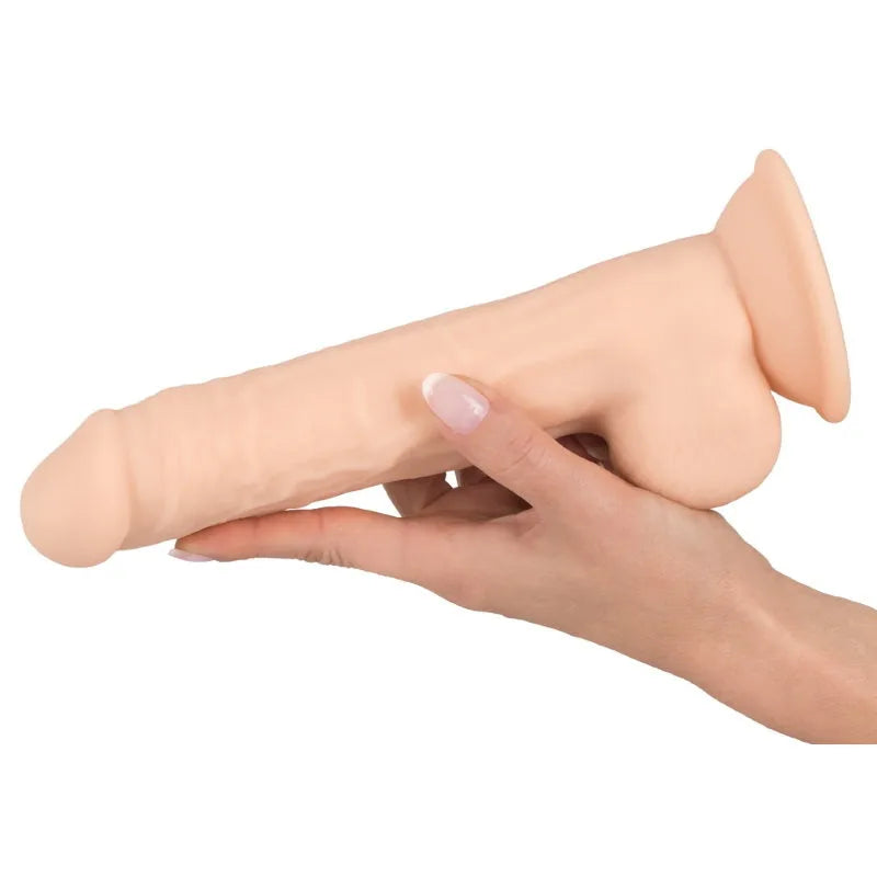 SilexD - 9.5 Realistic Silicone Dual Density Dildo with Suction Cup - PlayBlue