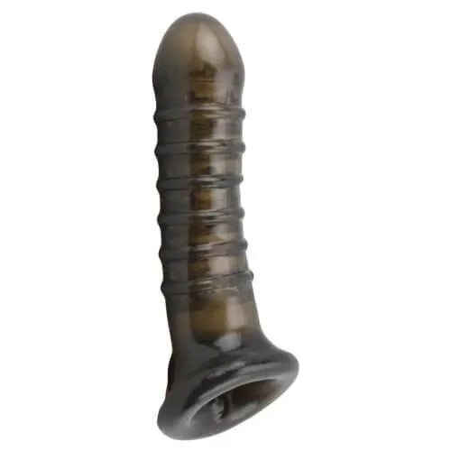 Loving Joy Boss Textured Penis Sleeve with Ball Loop - PlayBlue