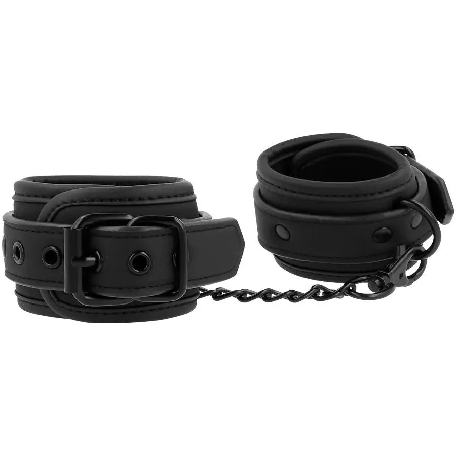Fetish Submissive Handcuffs Vegan Leather - PlayBlue