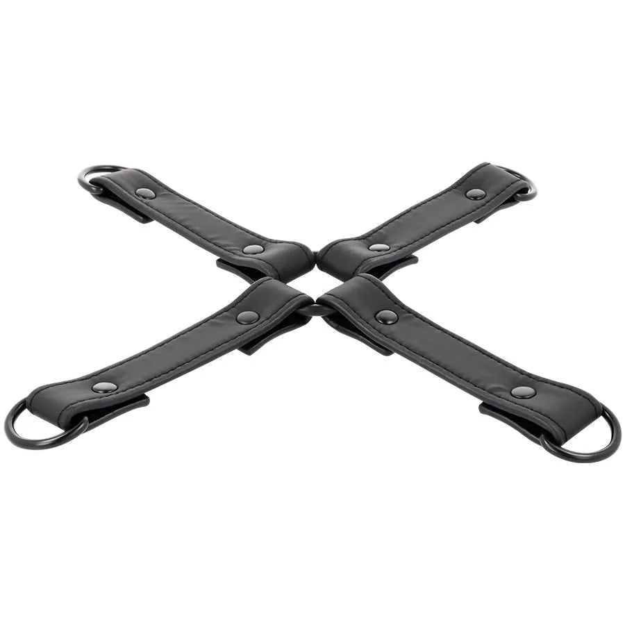 Fetish Submissive Hog Tie Vegan Leather - PlayBlue