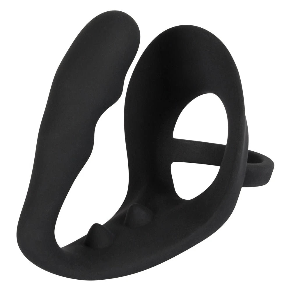 Black Velvets Silicone Ring & Plug - PlayBlue