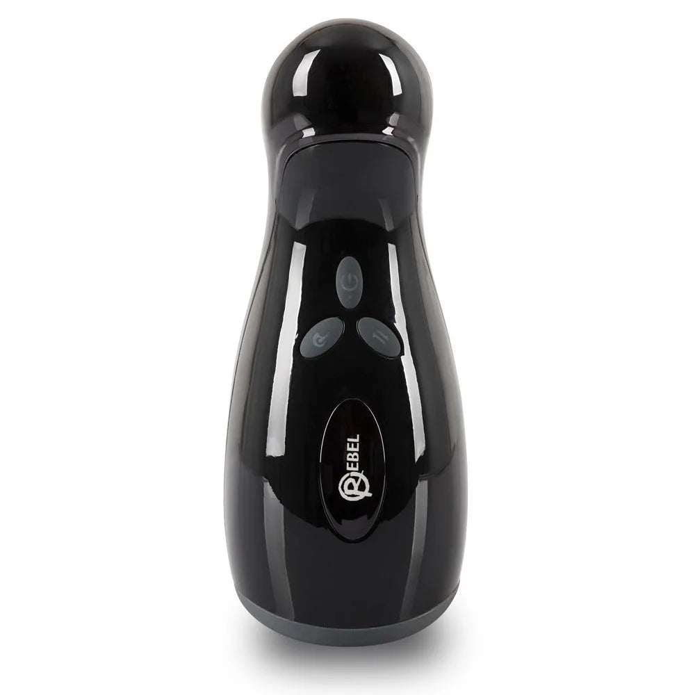 Rebel Rechargeable Masturbator - Vibration-Warming-Shaking - PlayBlue
