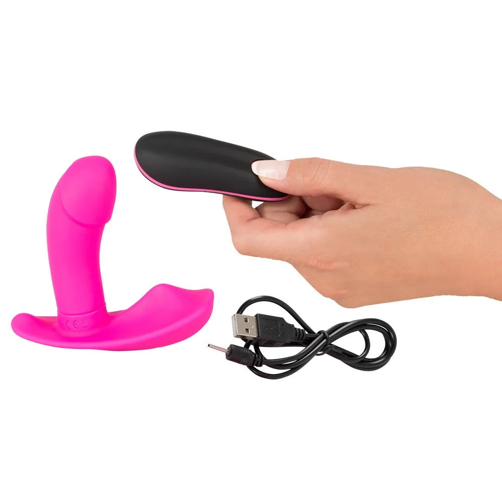 Sweet Smile Remote Controlled Rechargeable Panty Vibrator - PlayBlue