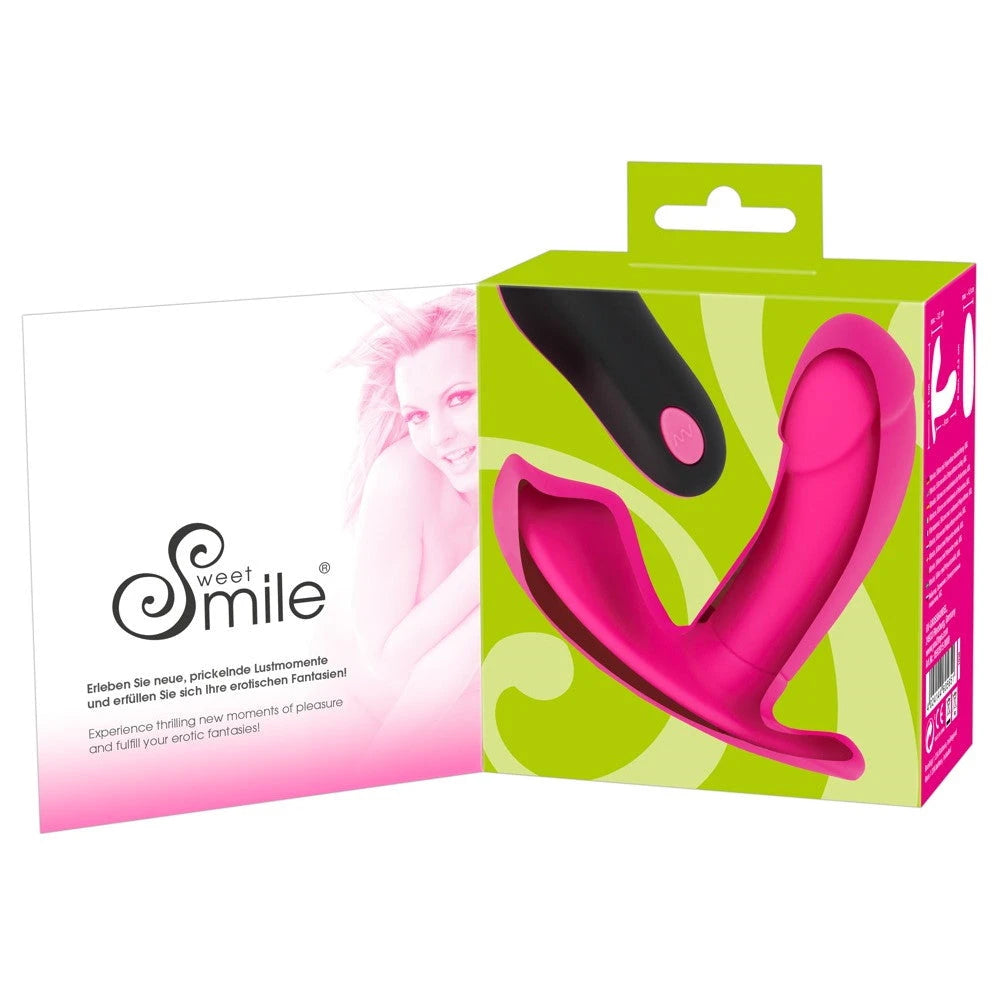 Sweet Smile Remote Controlled Rechargeable Panty Vibrator - PlayBlue