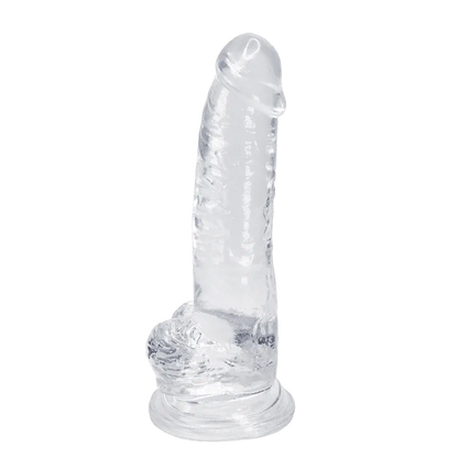 Alive - 8" Jelly Transparent Suction Cup Dildo