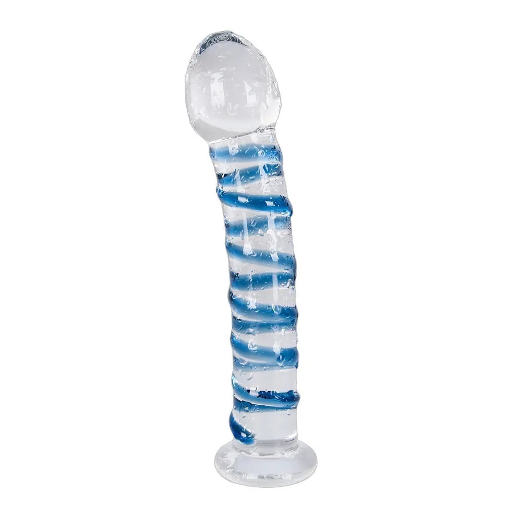 Arts Clair Bleu Glass Dildo - PlayBlue