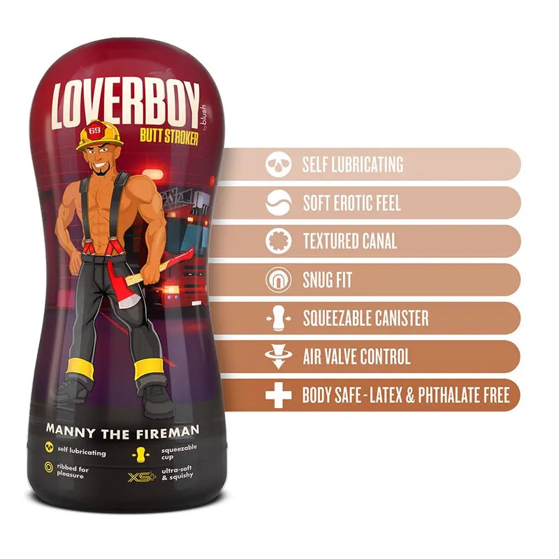 Loverboy - Butt Stroker - Manny The Fireman - PlayBlue
