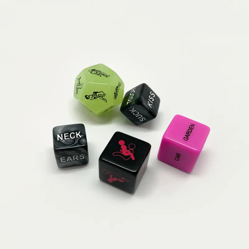 Ooo 5 Erotic Dice Set - PlayBlue