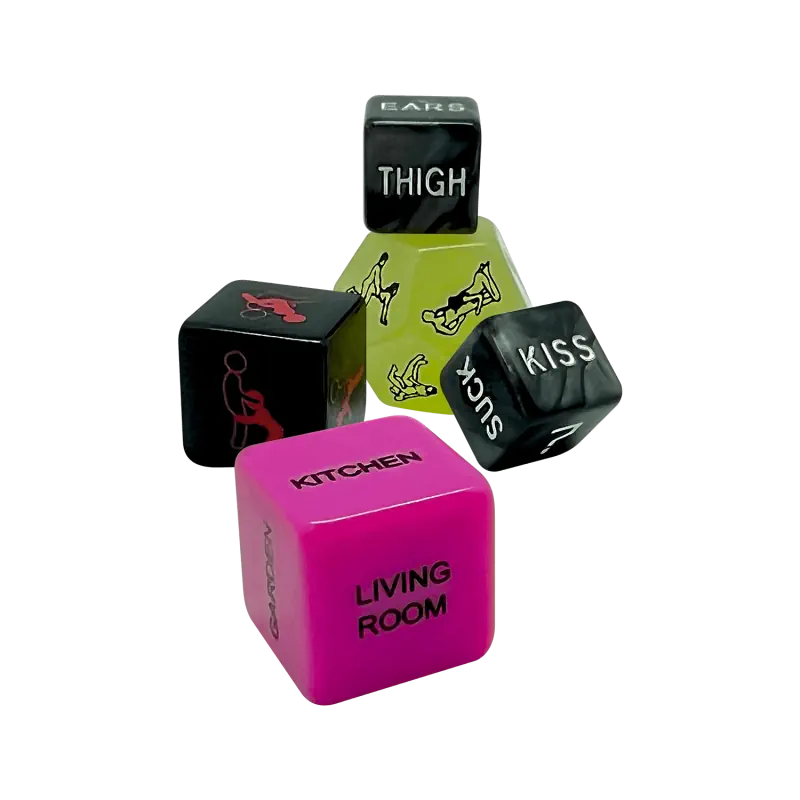 Ooo 5 Erotic Dice Set - PlayBlue