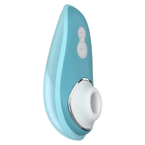Womanizer Liberty - Rechargeable Travel Clitoral Stimulator - Red - PlayBlue