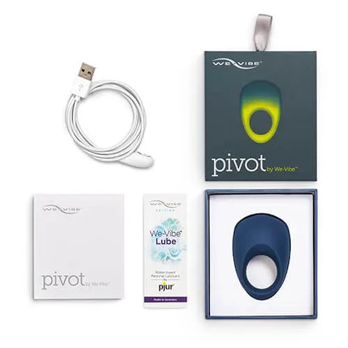 We-Vibe - Pivot We-Connect Cock Ring - PlayBlue