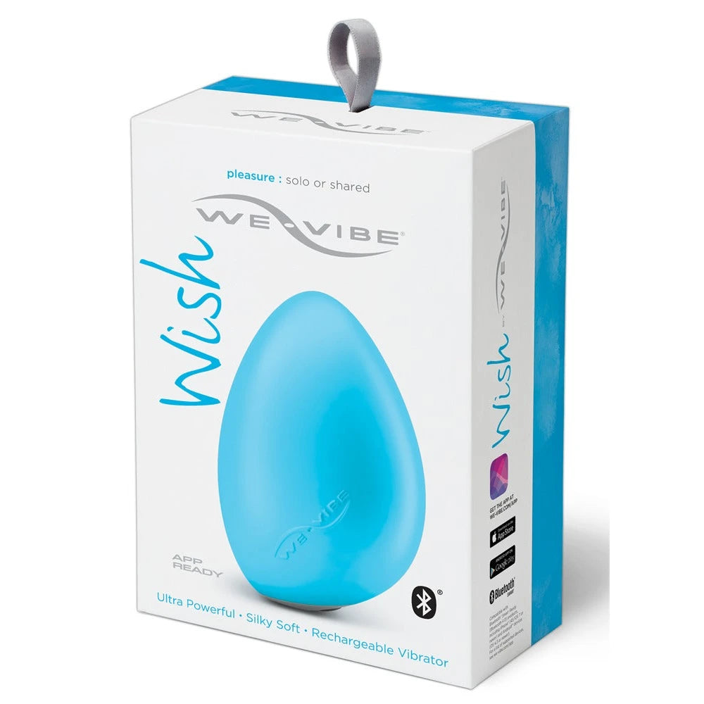 We-Vibe Wish Rechargeable Remote Control Couples Vibrator - PlayBlue