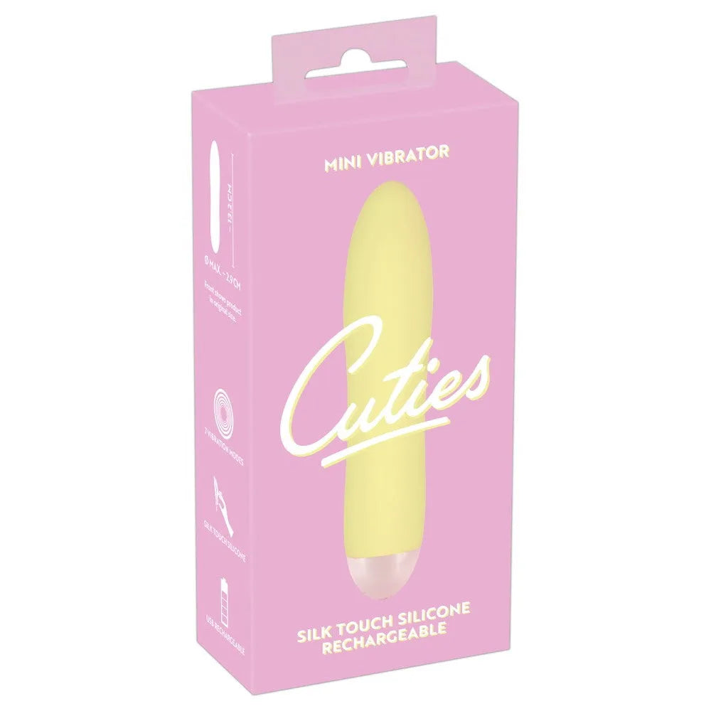 Cuties Mini Yellow - Silicone Rechargeable - PlayBlue