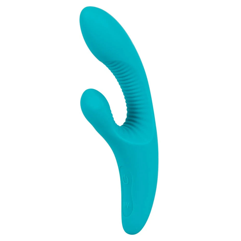 Javida Rechargeable Stimulating Rabbit - PlayBlue