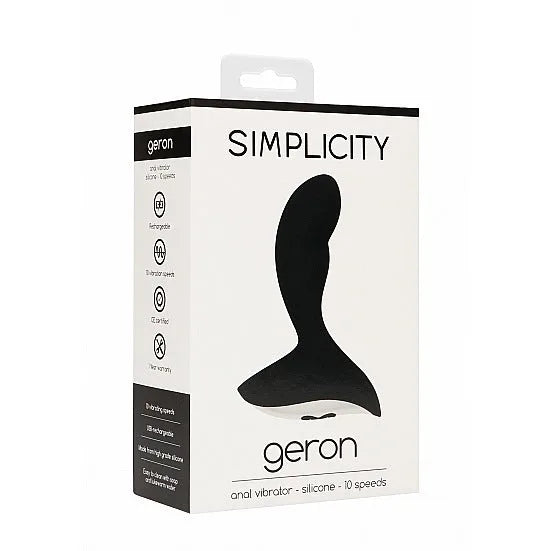GERON Rechargeable Anal Vibrator - PlayBlue