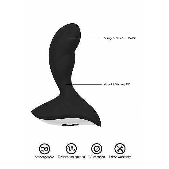 GERON Rechargeable Anal Vibrator - PlayBlue