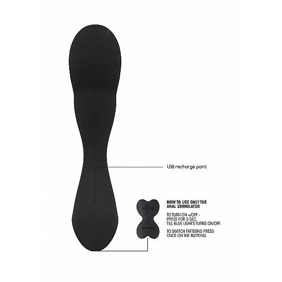 GERON Rechargeable Anal Vibrator - PlayBlue